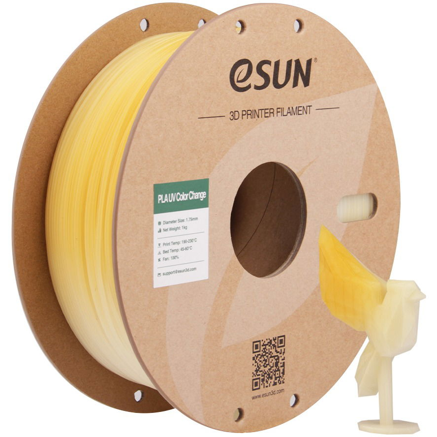 eSUN PLA-UV Color Change UV change Yellow 1kg (ESU241211)