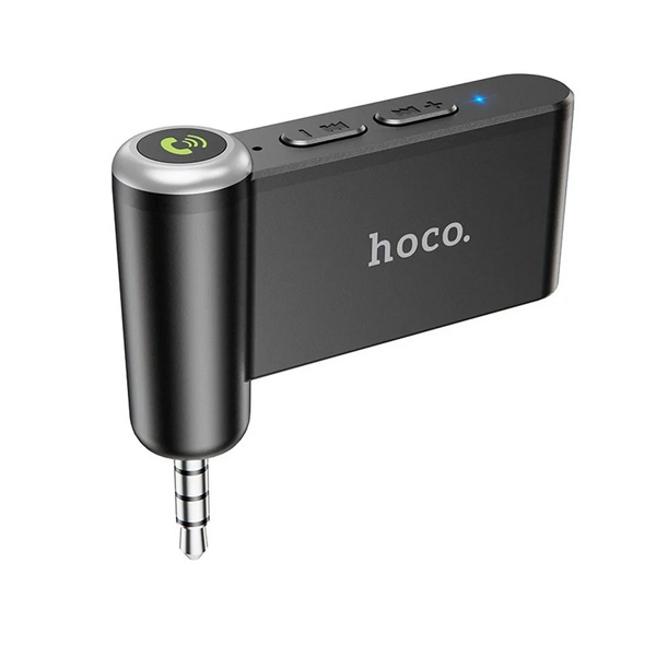Hoco bluetooth adapter (3.5mm jack csatlakozó, v5.0) FEKETE (E58)