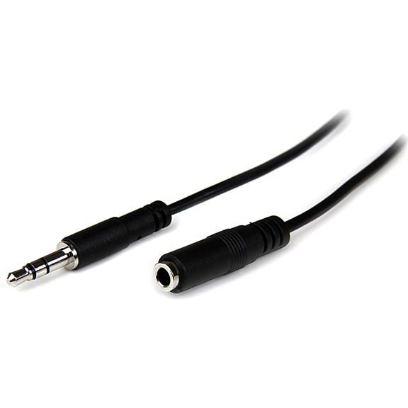 StarTech.com 1m 3.5mm audio kabel Zwart
