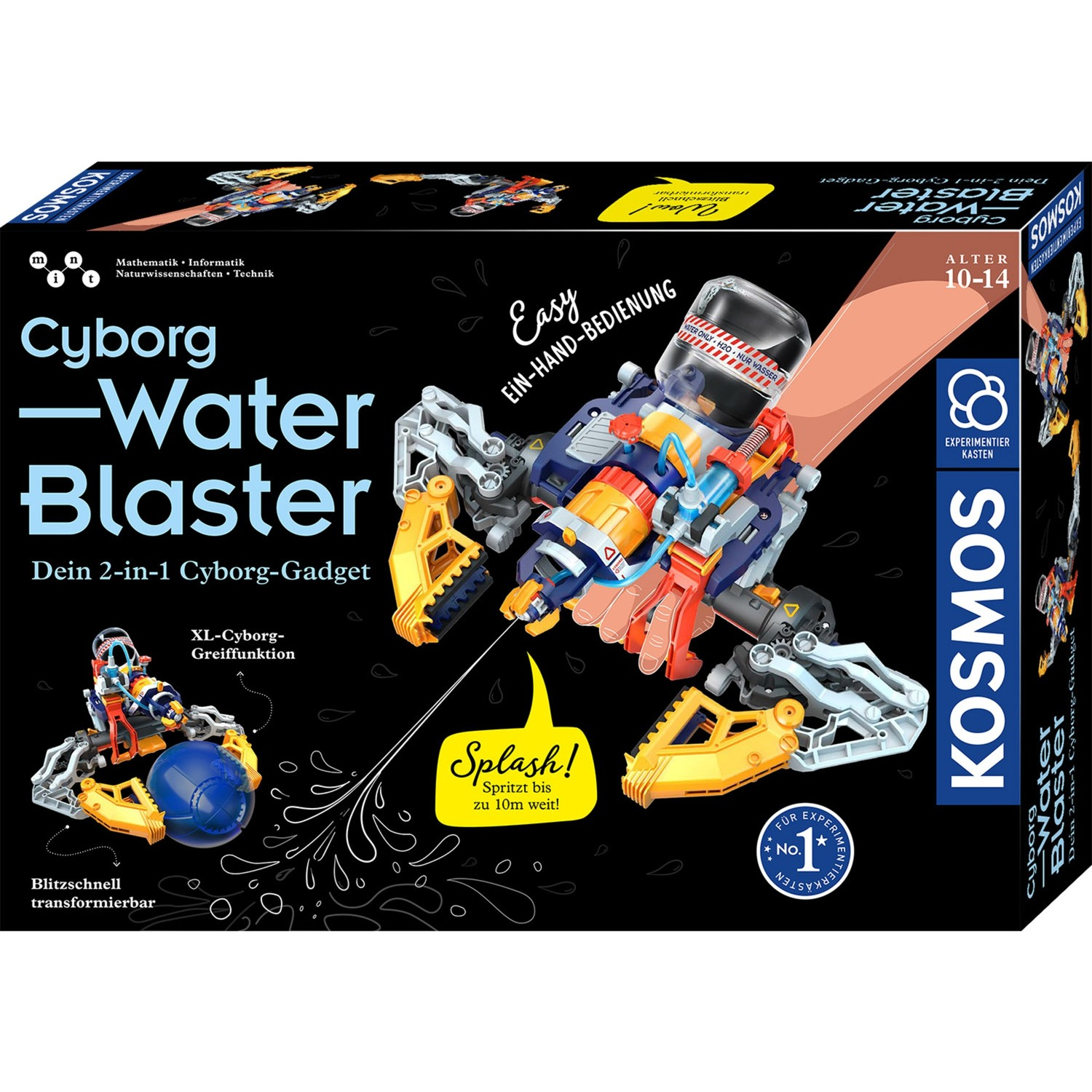 Kosmos 2az 1ben Cyborg Water Blaster kísérleti készlet (Német nyelvű) (621254)