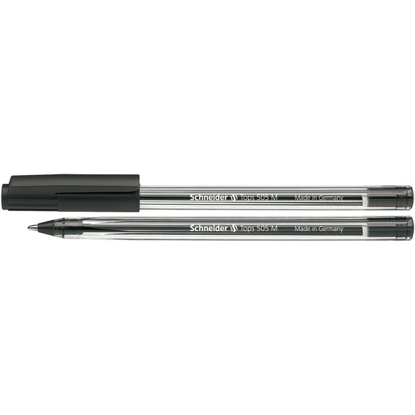 Schneider Tops 505 M kupakos golyóstoll - 0.5mm / fekete