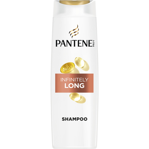 Šampon Pantene Pro-V Infinite Lengths 250 ml pro dlouhé a slabé vlasy.