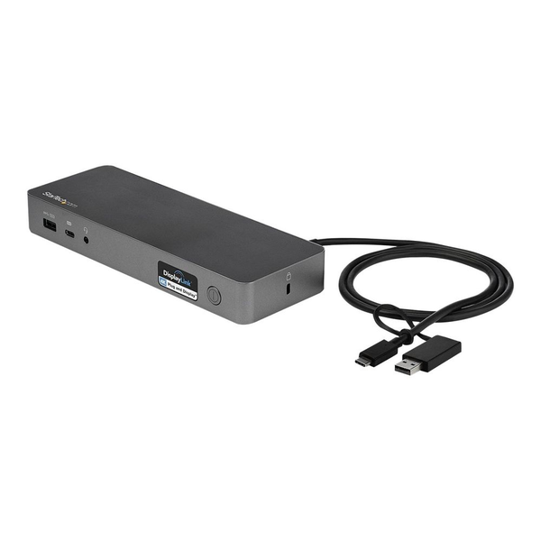 StarTech.com DK30C2DPPDUE dockingstation Ledningsført USB 3.2 Gen 1 (3.1 Gen 1) Type-C Sort, Grå
