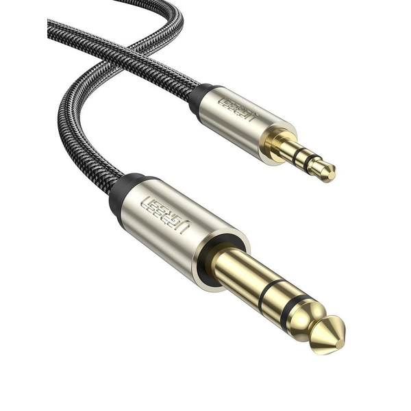 Ugreen 10625 cavo audio 1 m 2 x 6.35mm 3.5mm Nero