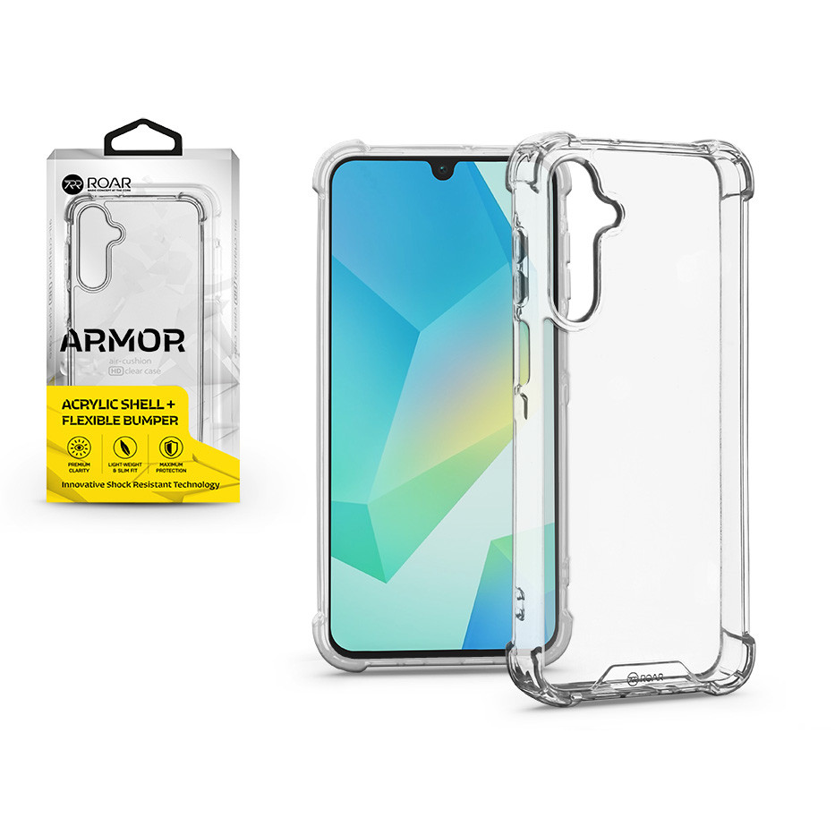 Roar Armor Gel szilikon tok - Samsung SM-A165 Galaxy A16 4G/A16 5G - átlátszó (KC335327)