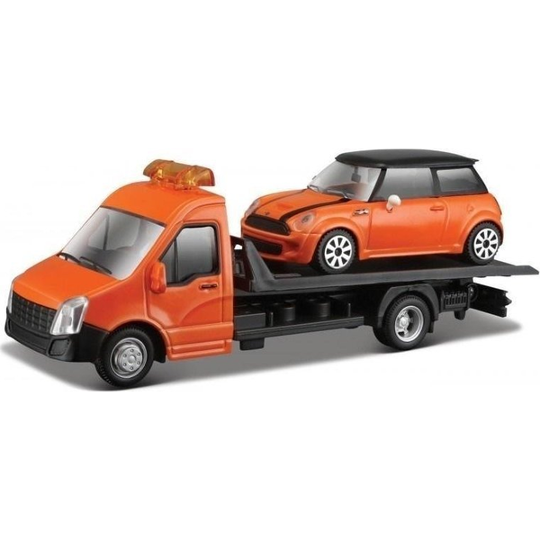 Bburago Street Fire Transport W Mini Cooper S 1:43 BBURAGO