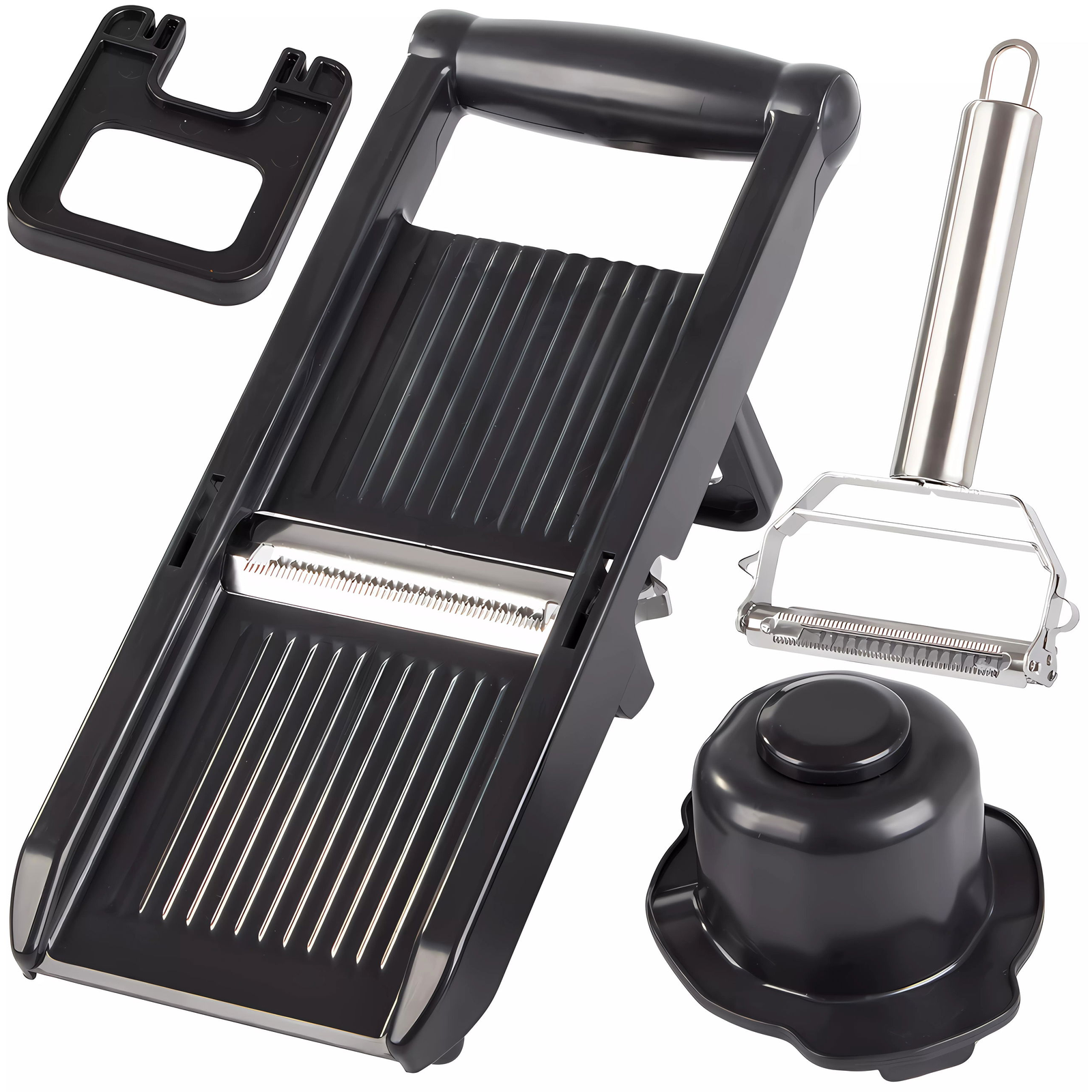 Verk 07188 Fruit and vegetable grater black (07188)