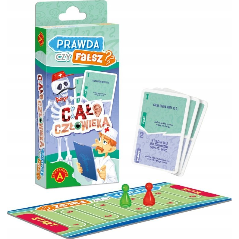 Alexander Kvíz Igaz vagy Hamis? Emberi test társasjáték (GXP-911659)