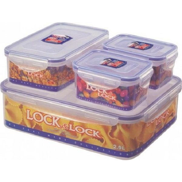 Lock&Lock ételtároló doboz szett - 4 db (HPL834SA)