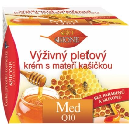BIONE COSMETICS Bio Méz + Q10 Tápláló arckrém méhpempővel 51 ml (8595061605674)