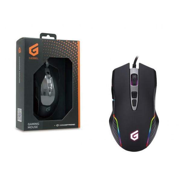 Conceptronic DJEBBEL rato Jogos USB Type-A Ótico 7200 DPI