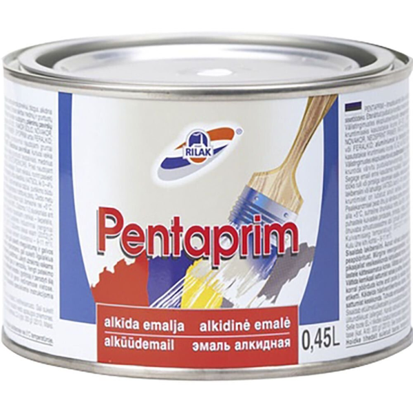  Rilak ALKYD ENAMEL PAINT PENTAPRIM 0,45L BROWN