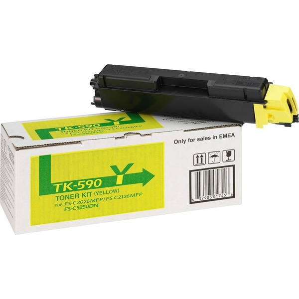 KYOCERA TK-590Y tonercartridge 1 stuk(s) Origineel Geel