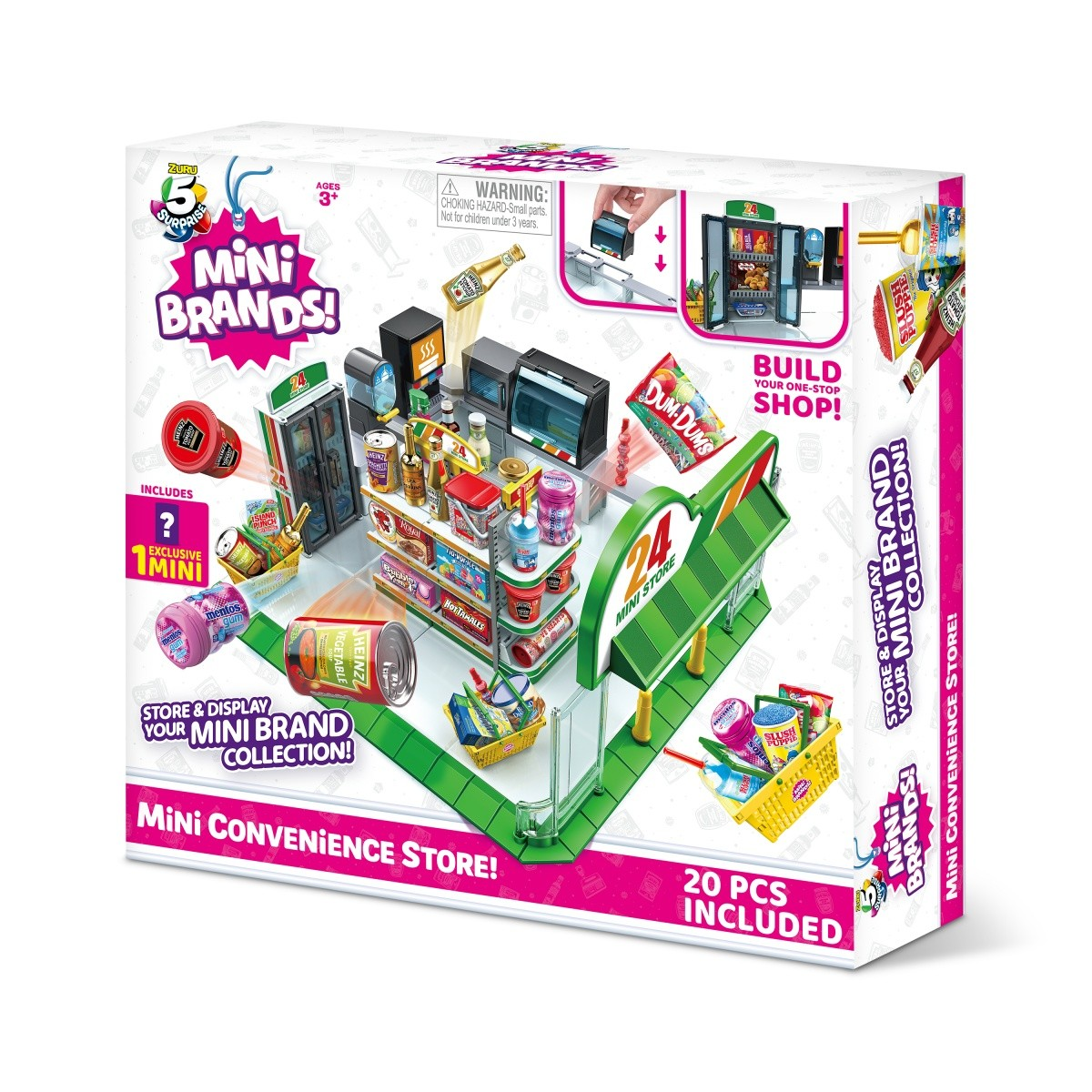 Zuru Toys Mini Brands Mini Shop - kisbolt játékkészlet (20 darabos) (77206)