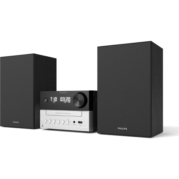 Philips TAM3205M2 stereoanlæg Home audio micro system 20 W Sort, Sølv
