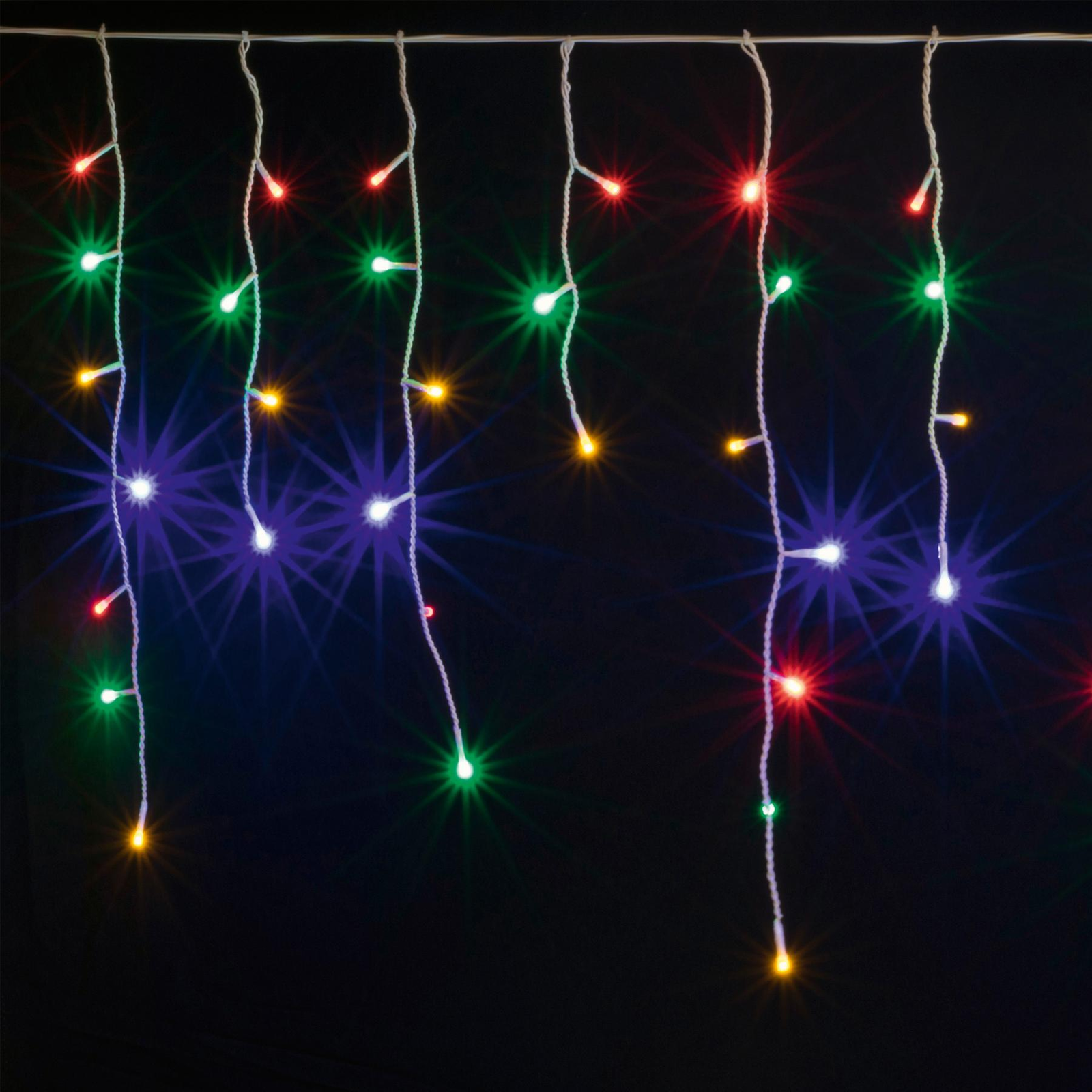 Somogyi KAF 200L 10M/M Kültéri LED Jégcsap fényfüzér 10m - Színes (KAF 200L 10M/M)