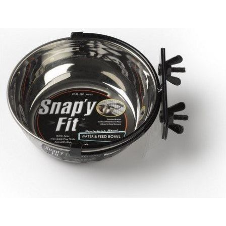 Midwest Snap'y Fit Miska stalowa do klatki 600ml