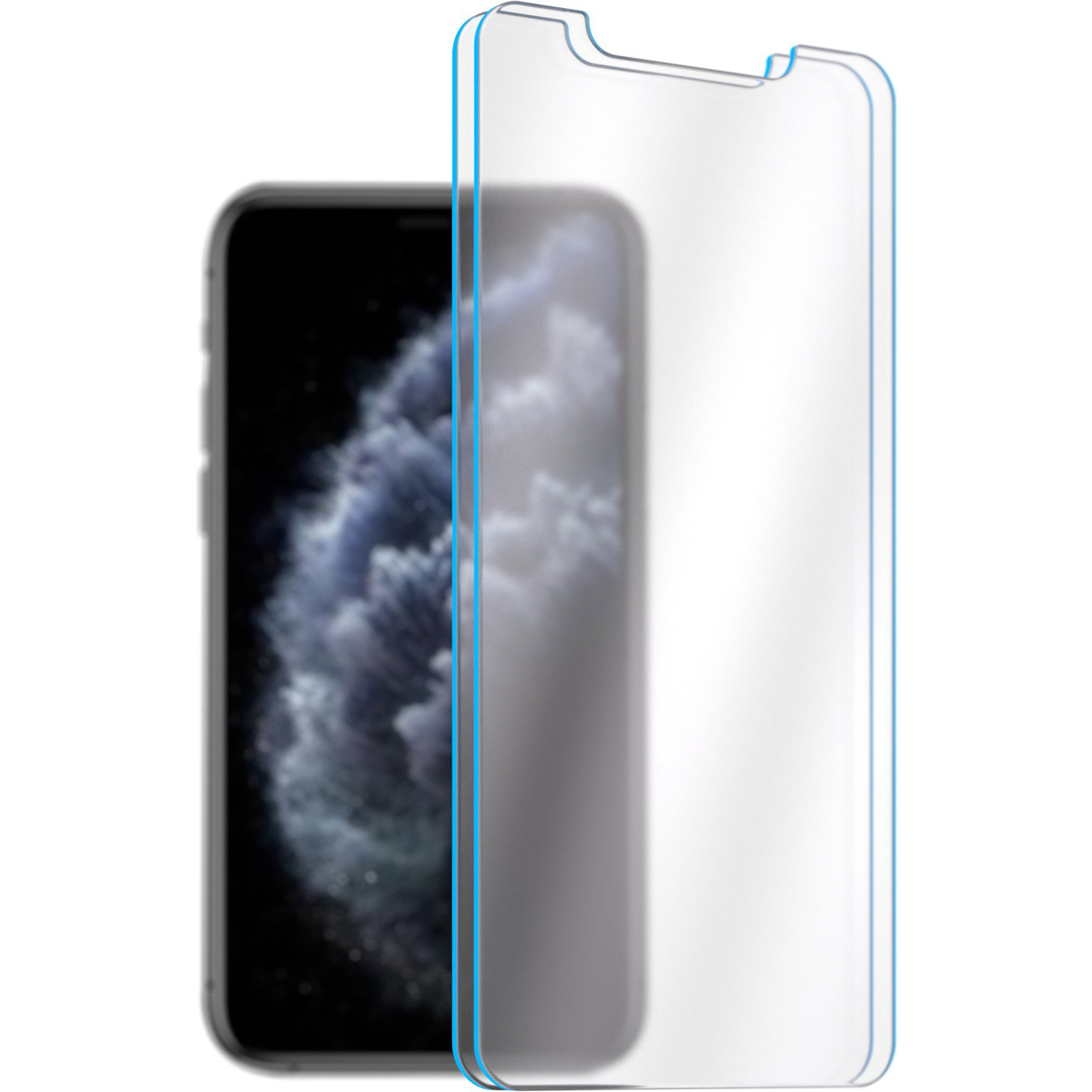AlzaGuard Case Friendly Glass iPhone 11 Pro Max / XS Max 2.5D üvegfólia - 2db (AGD-TGC0104P2)