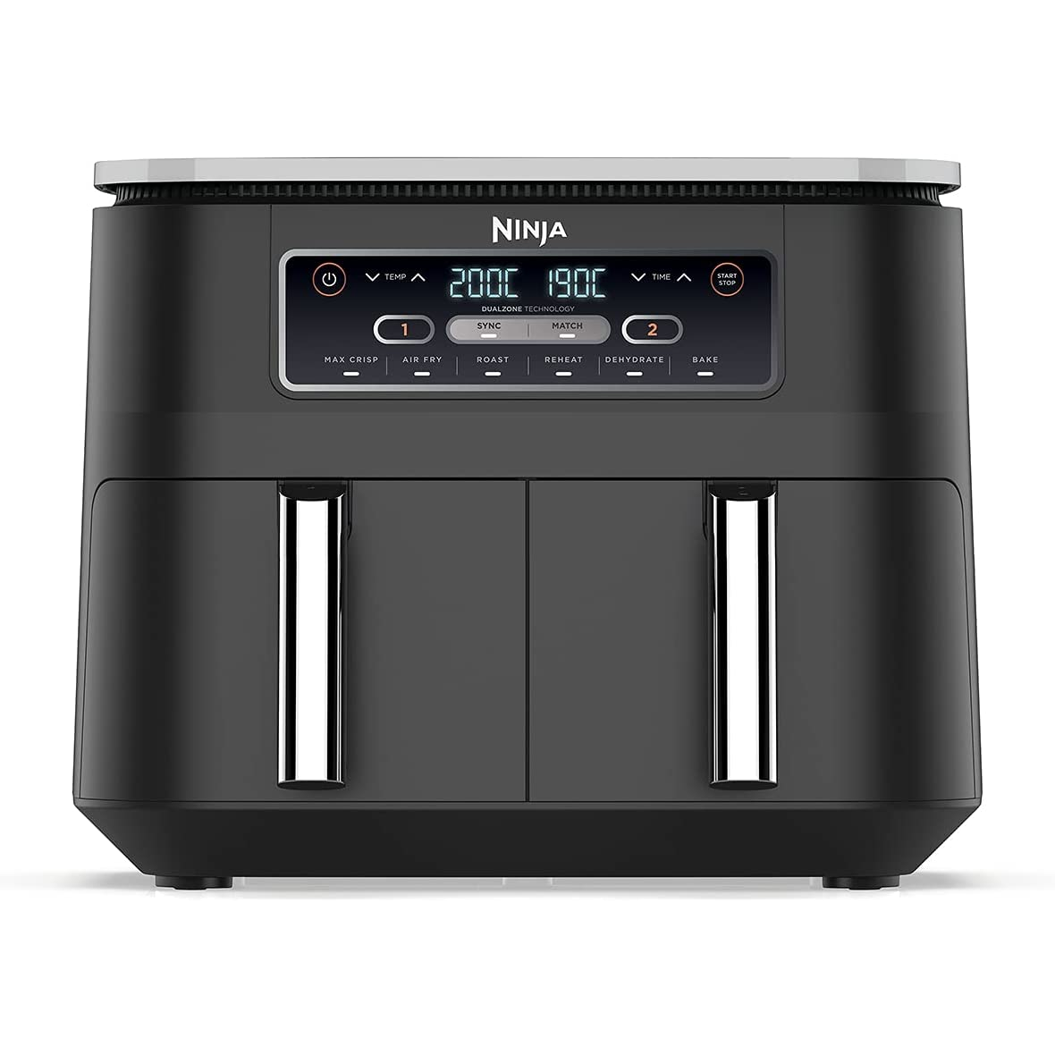 Ninja AF300EU 7,6L Forrólevegős fritőz - Fekete (AF300EU)