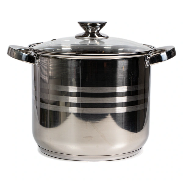 TOO LP-7171-7L prémium rozsdamentes edény 7,2 liter fazék/lábas+fedő 22 x 22cm