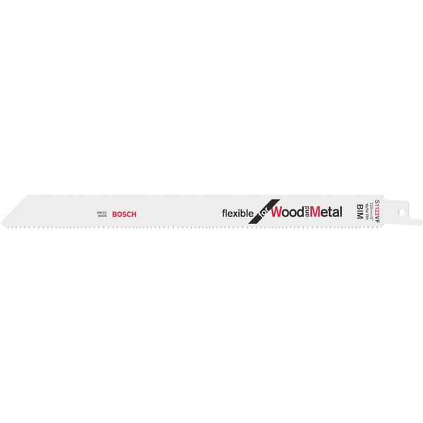 Bosch S 1122 VF Flexible for Wood and Metal Szablyafűrészlap - 225mm (25 db/csomag)