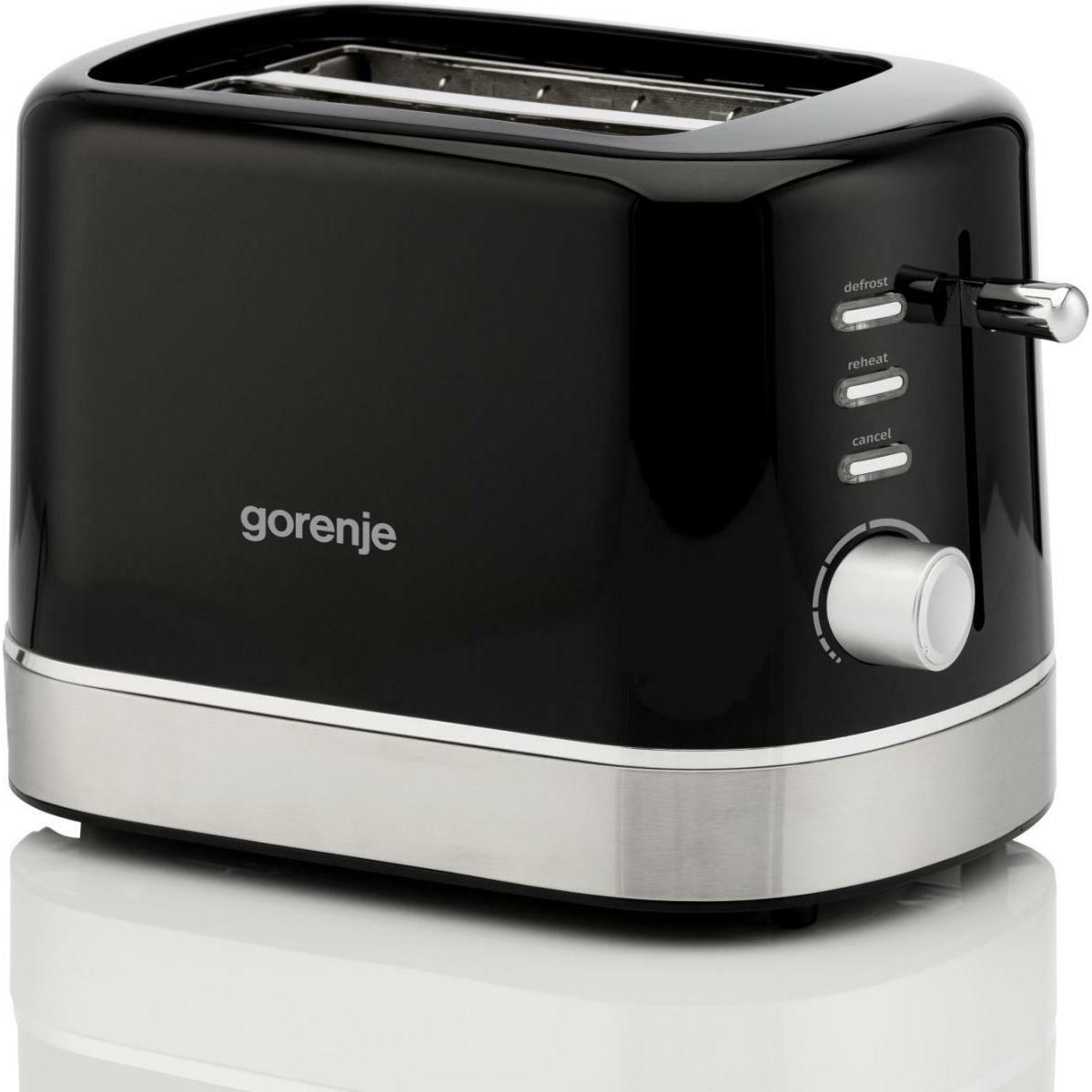 Gorenje T800DB 2 szeletes kenyérpirító 800W - Fekete (743938)