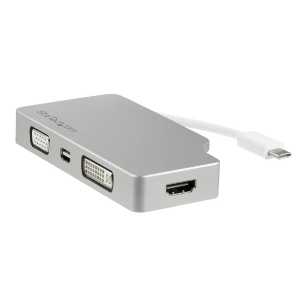 StarTech.com CDPVGDVHDMDP video digitalizáló adapter 3840 x 2160 pixelek Ezüst