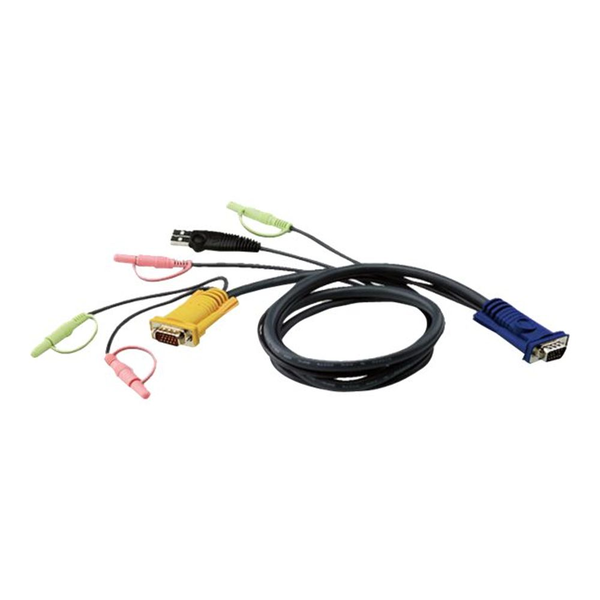 ATEN 2L-5302U KVM-kabel Sort 1,8 m