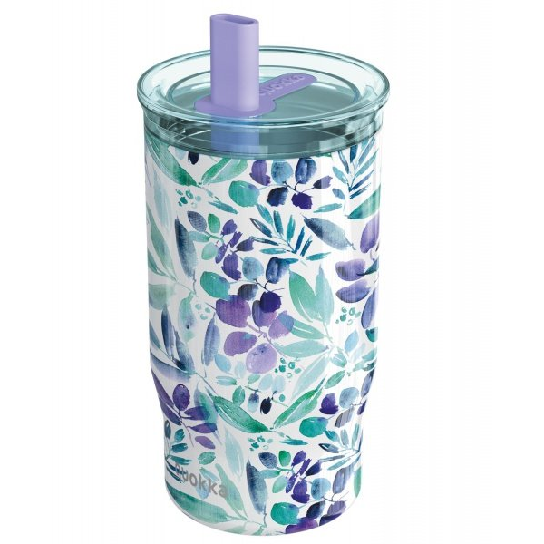 Quokka Mist s brčkem 720 ml Violet Blooms