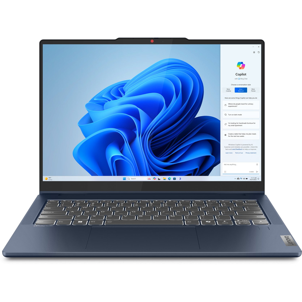 Lenovo IdeaPad 5 2-in-1 14IRH9 Intel® Core™ i5 i5-13420H Хибриден (2 в 1) 35,6 см (14") Тъчскрийн WUXGA 16 GB LPDDR5x-SDRAM 512 GB SSD Wi-Fi 6 (802.11ax) Windows 11 Home Немски Син