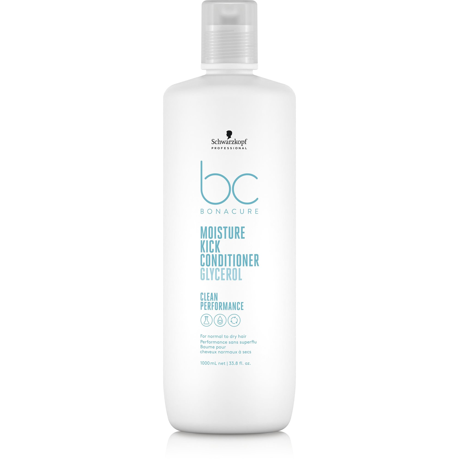 SCHWARZKOPF Professional BC Bonacure Clean Balance Moisture Kick Hajbalzsam 1000 ml (4045787725759)