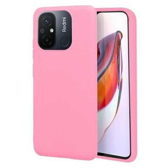 Gigapack Xiaomi Redmi 12C szilikon tok matt rózsaszín (GP-144517) (GP-144517)