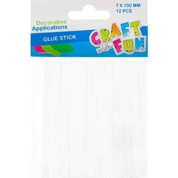 Craft with Fun WKLAD KLEJ DO PIST TERM 7MM/10CM 12SZT CF 12/288
