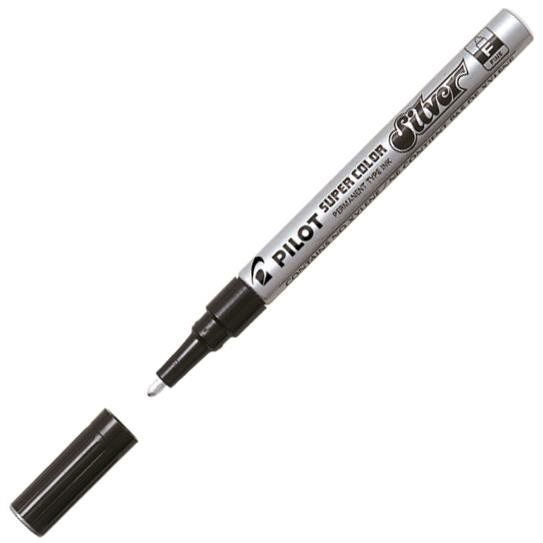 PILOT Super Color F, ezüst (SC-F-S)