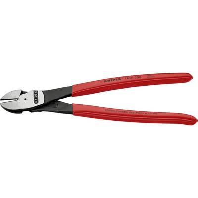 Erőkímélő oldalcsípőfogó, közepes/kemény/zongora huzal max.: O 4,6/3,5/3 mm, Knipex 74 01 250 (74 01 250)