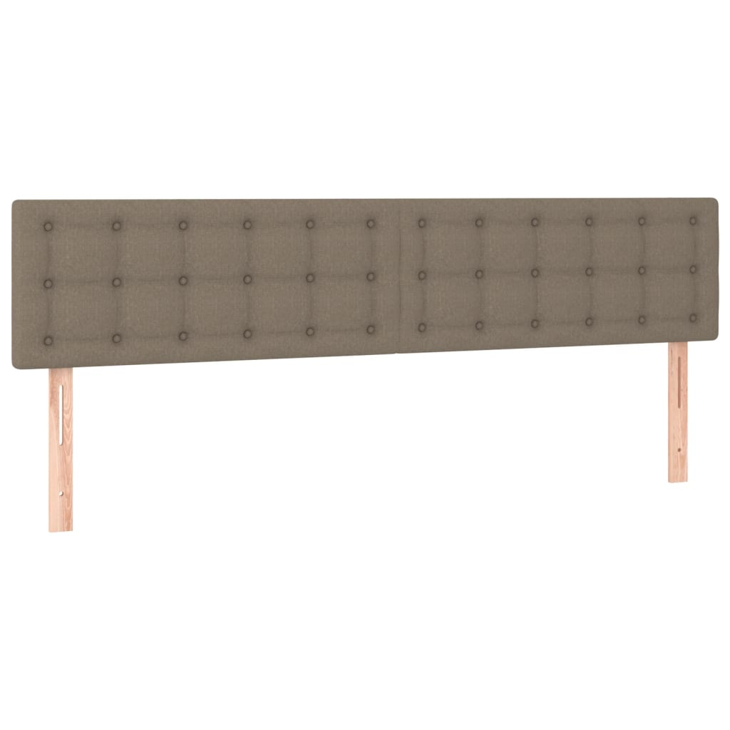 2 db tópszínű szövet fejtámla 90x5x78/88 cm (346500)