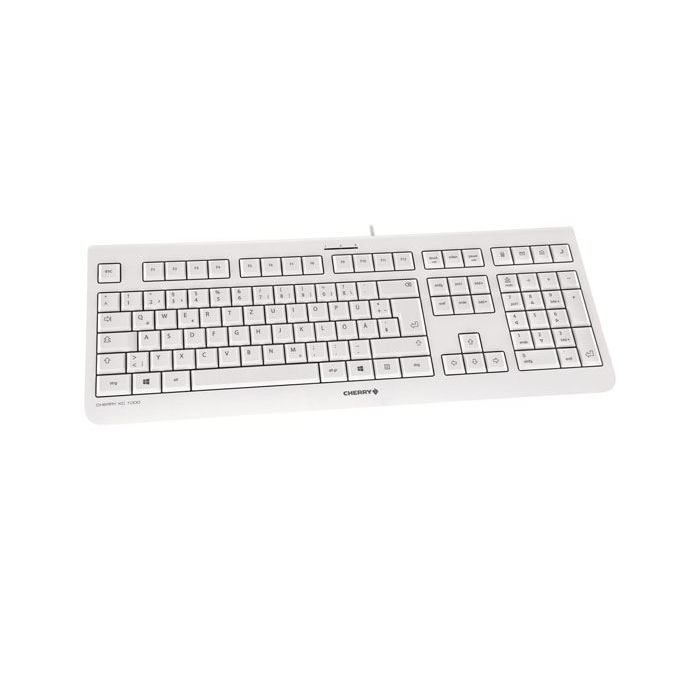 Cherry KC 1000 angol billentyűzet szürke USB (JK-0800EU-0) (JK-0800EU-0)