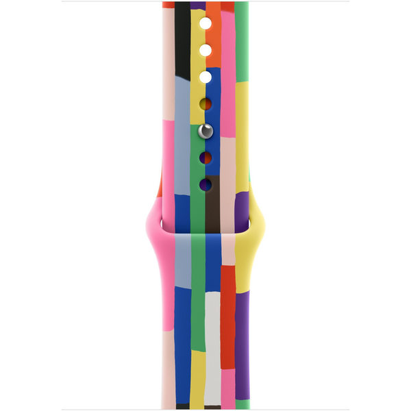 Apple Watch S4/S5/S6/S7/S8/S9/S10/SE/Ultra Gyári Sport szíj 44/45/46/49mm - Pride Edition S/M