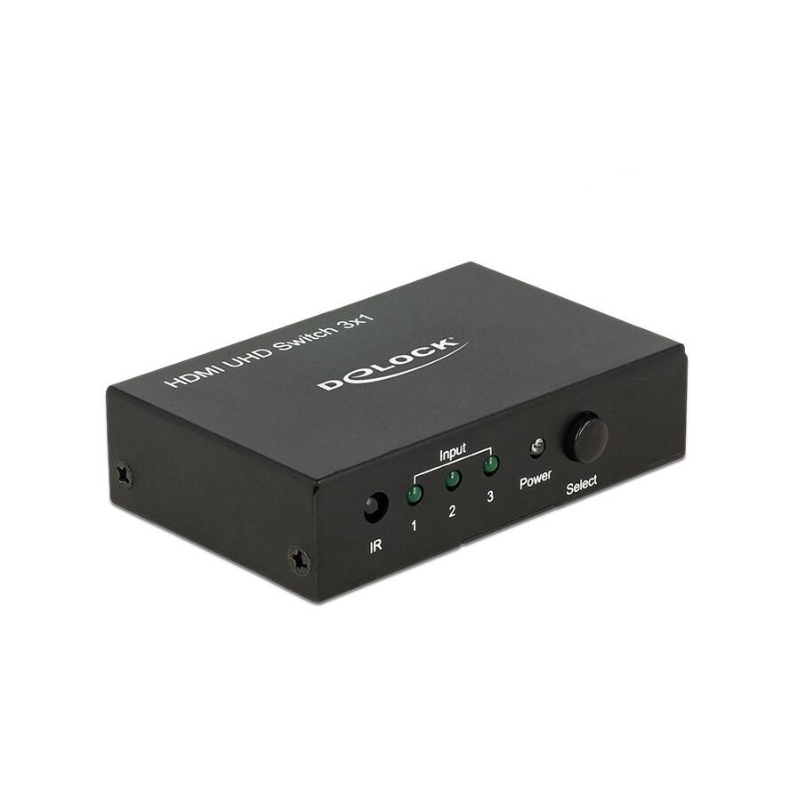 ADA Delock 18683 3x HDMI bemenet > 1x HDMI kimenet 4K HDMI UHD kapcsoló (18683)