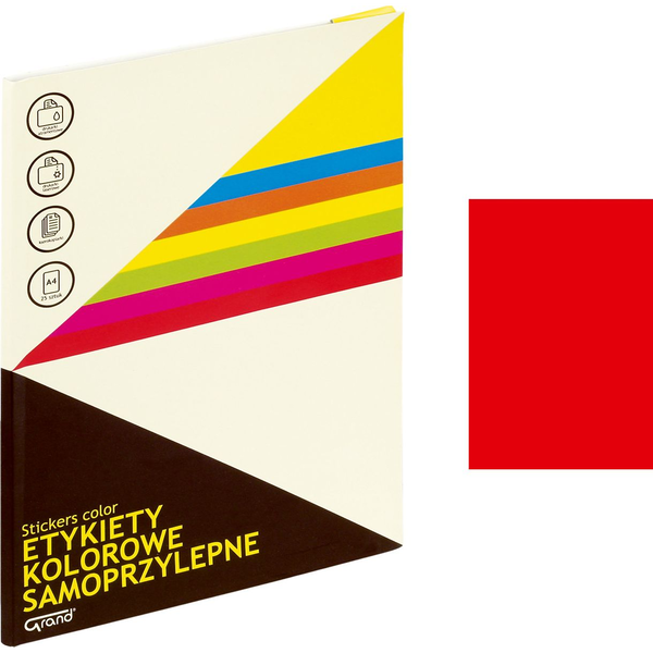 Samolepicí etikety Grand 150-1365 A4 modré 25 kusů