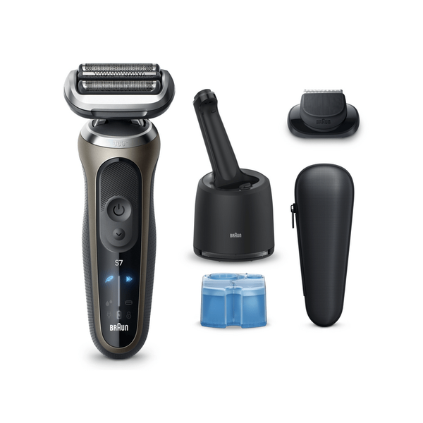 Braun Series 7 72-C7200cc Scheerapparaat met scheerblad Trimmer Zwart, Goud