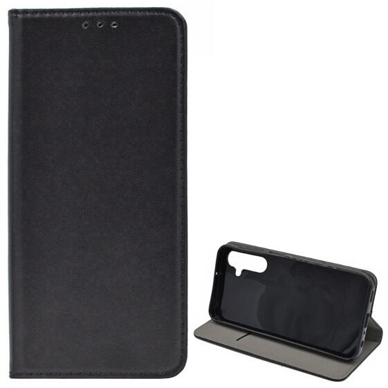 Gigapack Samsung Galaxy A25 5G (SM-A256) bőr hatású fliptok fekete (GP-150685) (GP-150685)