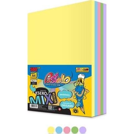 Kreska Papier ksero A4 80g mix kolorów 500 arkuszy