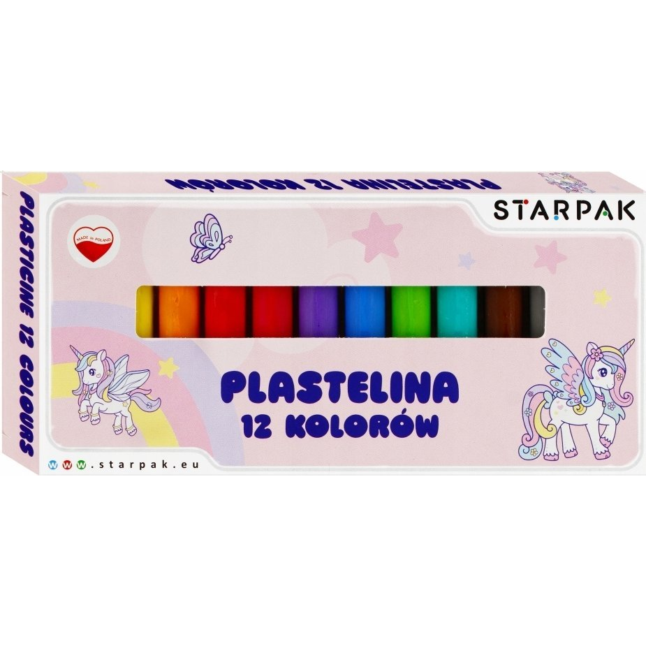 Unikornis gyurma - 12 színű (536880) (STK PLA127)