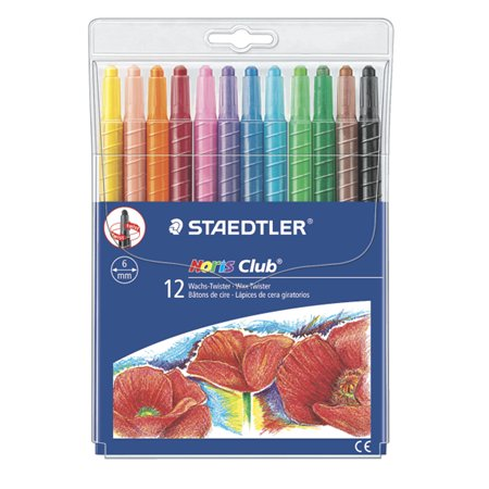 Staedtler Noris Club Csavarós Zsírkréta - Színes (12 db) (221 NWP12)