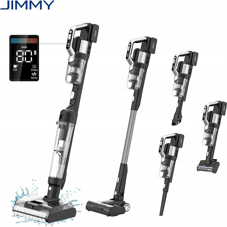 Jimmy PW11 Pro Max 5az1 Vezeték Nélküli Álló Porszívó és Felmosó (PW11Pro Max)