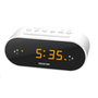 Стандартен радио часовник, Sencor, AM/FM, 1100 W, Бял