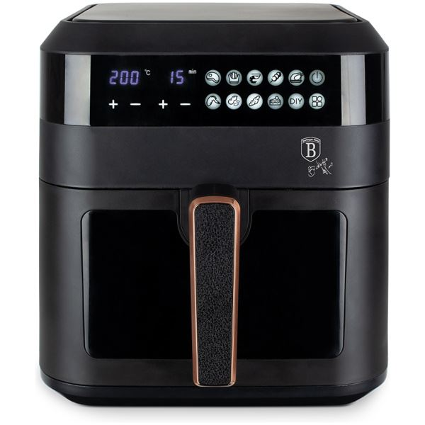 Конвекторна фурна Berlinger Haus BH/9446, 1300W, 6.3l, Цифров LED дисплей, Черно/Розово злато