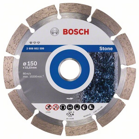 Diamanttrennscheibe Standard for Stone, Ø 150mm (Bohrung 22,23mm)