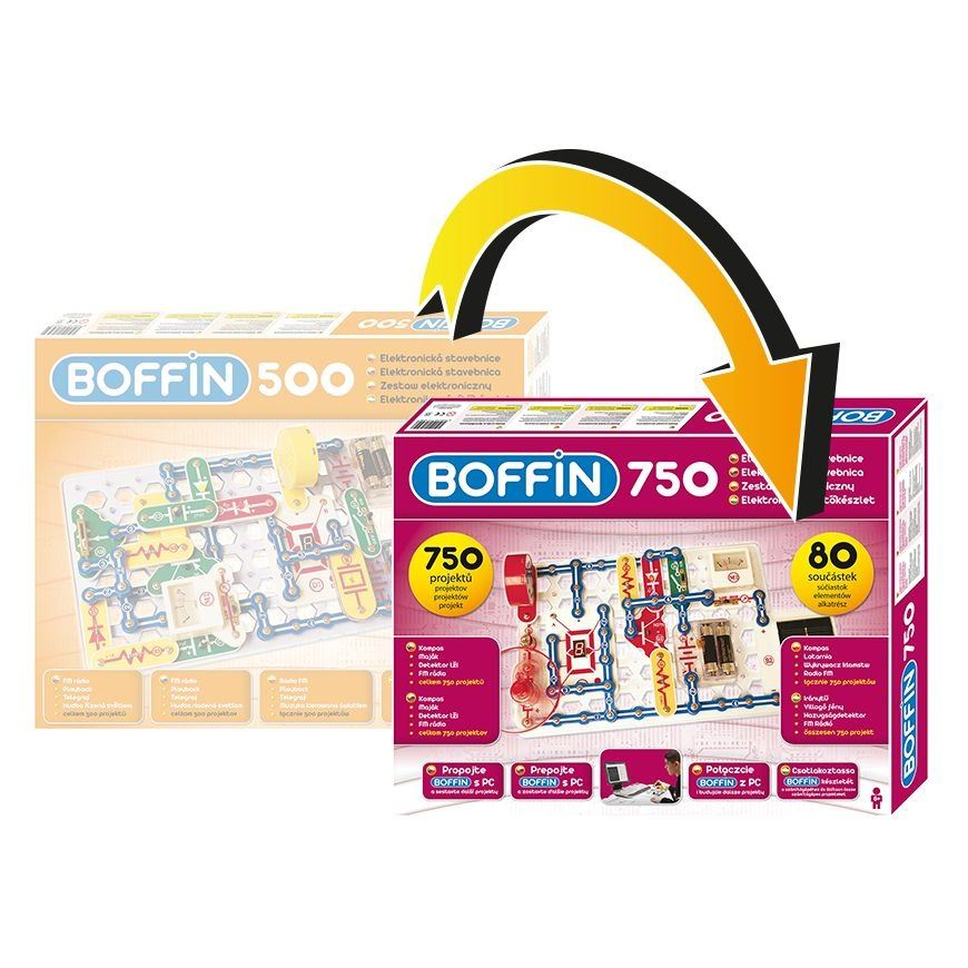 Boffin 500 - Boffin 750 bővítő elektronikai építőkészlet (GB2012) (GB2012)